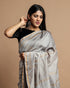 Elegant Hand Block Print Chanderi Silk Saree (CHSAR07)